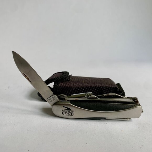 Journey's Edge Trademark Swiss Knife Stainless with Pouch - Picture 1 of 4